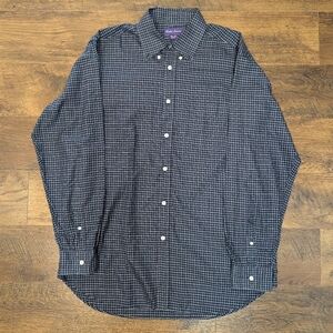 Ralph Lauren Purple Label Blue Button down, size L